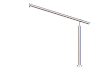 Edelstahl Eingangsgeländer