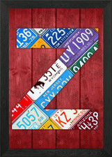 Nummernschild Buchstabe Z