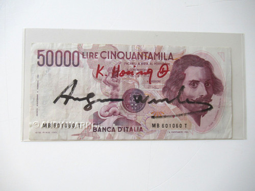 Warhol haring echte - b), a.warhol/k.haring: