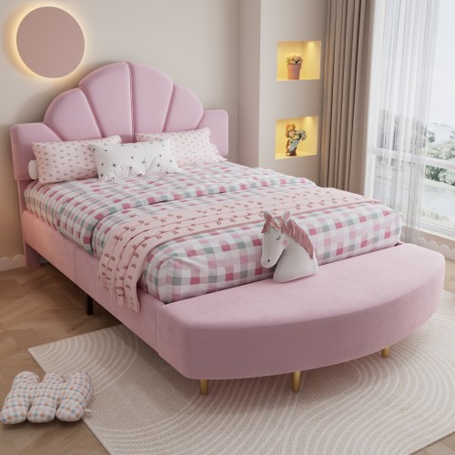 Polsterbett samt bett mit - polsterbett,