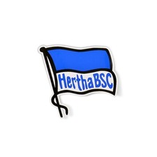 Hertha BSC Aufkleber Fahne