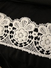 Spitzenband Spitzenborte Weiß