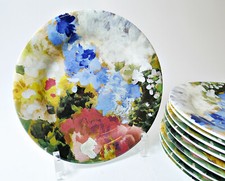 Bunte Dessertteller mit