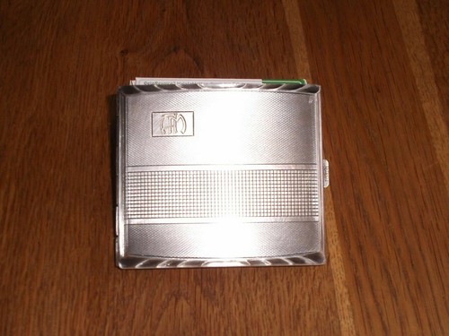 Zigarettenetui-Silber-alt-vint
