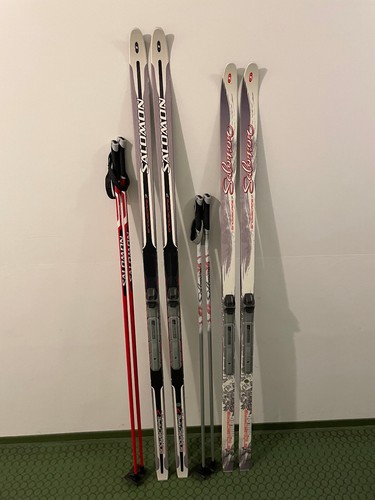 Paar langlaufski mit bindung - paar,