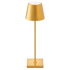 B-Ware Nuindie LED Akku Tischleuchte Außentischleuchte IP54 gold Sigor Tischlamp
