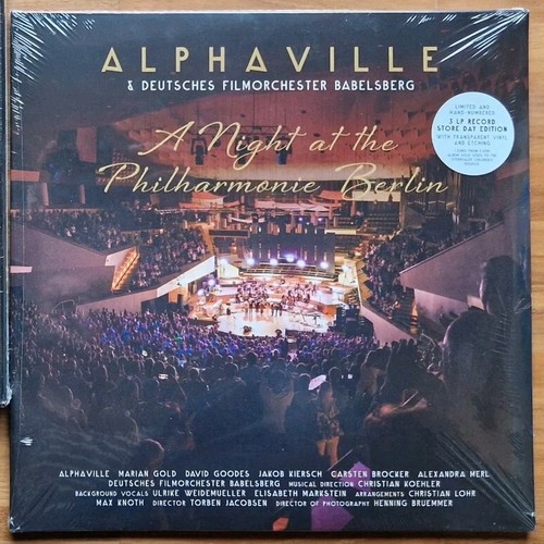 Alphaville clear vinyl live - alphaville,