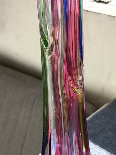 Vintage glasvase 60er - cm,