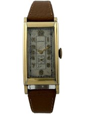 Art Deco Herrenarmbanduhr Century Waltham Handaufzug Monarc Watch, funktioniert