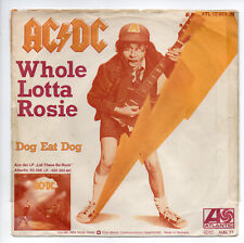 AC/DC ‎– Whole Lotta Rosie / Dog Eat Dog - Single 7 " Original Cover