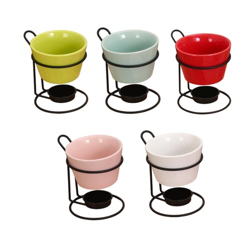 Fondue set mit eisengestell - set,