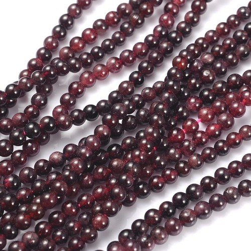 Granat perlen 4mm kugeln - 4mm,