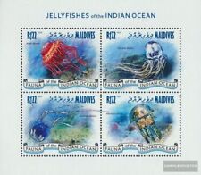 Malediven 5168-5171 Kleinbogen (kompl. Ausg.) postfrisch 2014 Quallen