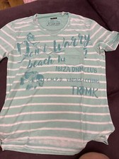 Original T-Shirt von CAMP DAVID in Gr. S sommer türkis