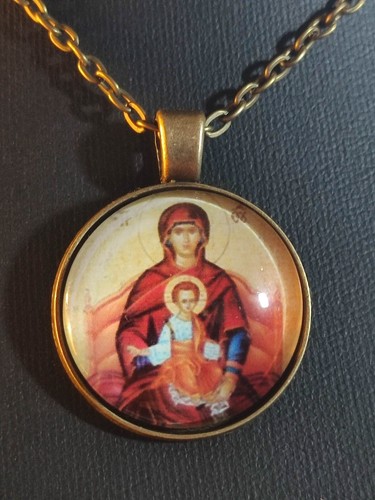Amulett halskette gold - in, /