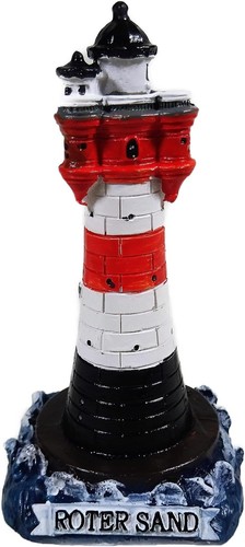 Leuchturm roter sand 5cm - leuchturm,