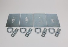 4 x Zurring mit Gegenplatte