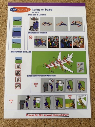 Travel 10 safety card - 10-10,