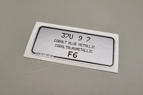 Aufkleber cobaltblaumetallic - aufkleber,
