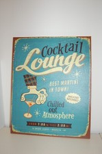 Bild Cocktail Lounge Druck Leinwand Bar Retro Vintage KARE Design 50 x 40 cm