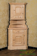 Voglauer Anno 1900 Natur Eckschrank Bauernschrank Landhaus Schrank Massiv Antik