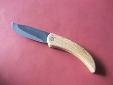 BIANCUCCI CORSICA - korsisches Hirtenmesser mit Oliven-Holzgriff - Hellbraun