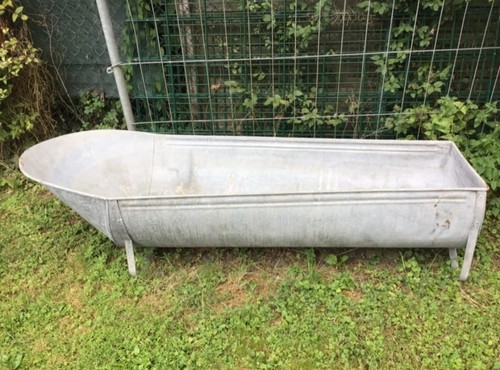 Zinkbadewanne groß antik - zinkbadewanne,