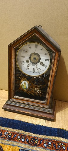 Antike holz pendeluhr 1900 - um,