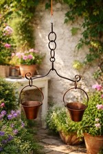 Vintage Hängeampel Kupfer