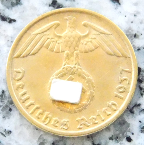 Reichspfennig 1937 messing - 5,