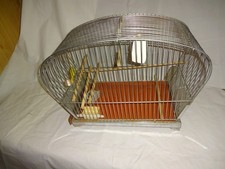 Vintage edelstahl vogelkäfig - edelstahl,