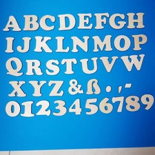 Buchstaben & Zahlen aus Holz