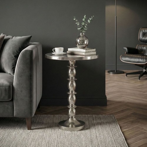 Beistelltisch alu silber - alu, 40cm