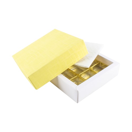 Pralinenschachtel für 9 - pralinenschachtel,