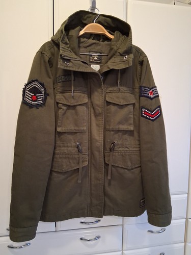 Superdry damen parka military - damen,