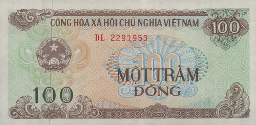 Vietnam 100 dong 1991 - -,