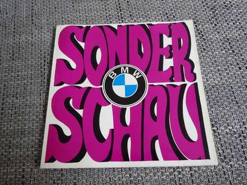 Bmw sonderschau 1969 - sonderschau,