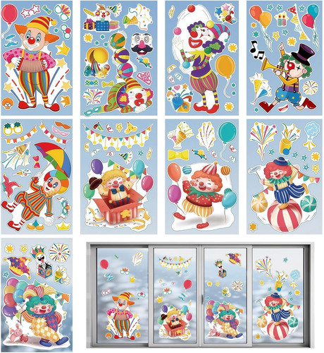 Blatt clown fenster - 9,