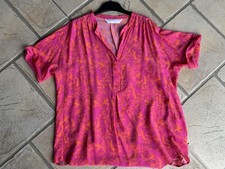Max Volmáry  Damen Seiden-Bluse, Gr. 44, pink-Orange, 2 mal getragen. á á