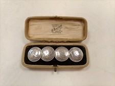 Georg III Silber Schilling Knöpfe