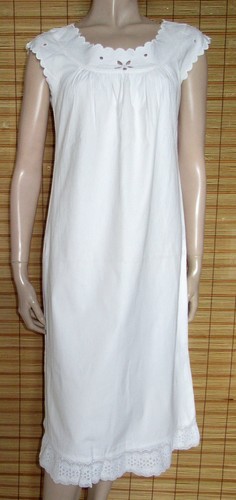 Weisses nachtkleid - weisses,