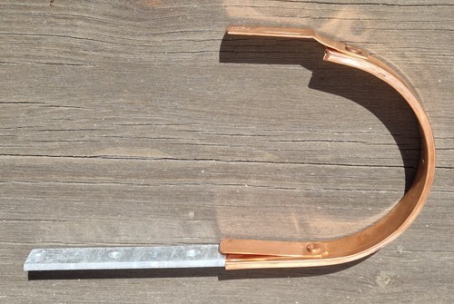 Kupfer ummantelte rinnenhalter - kupfer,