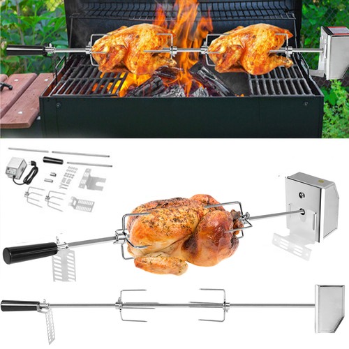 Bbq grillspieß mit - bbq, edelstahl