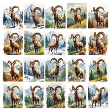 Muffelwild Kunstdruck A4