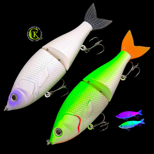 2x18cm big bait hardbait - bait, uv