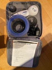 Prorelax Vakuum Massagegerät weiß mit 3 Aufsätzen