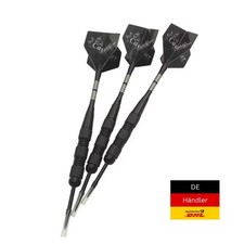 ⭐3x Dartpfeile Profi 22g Stahlspitze Aluminium Schäfte Schwarz Dart Set⭐