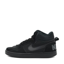 Nike Damen Court Borough Mid Sneaker Schwarz High-Top Atmungsaktiv EU 40