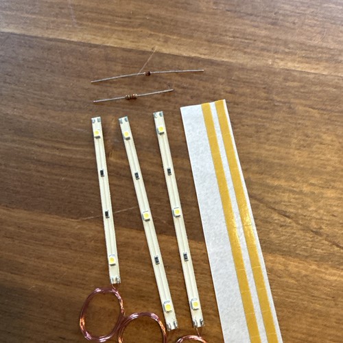Led leuchten selbstklebend - 3x,