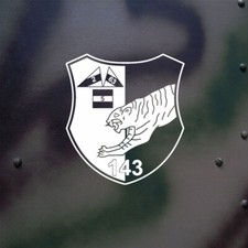 Aufkleber/Sticker PzBtl 143